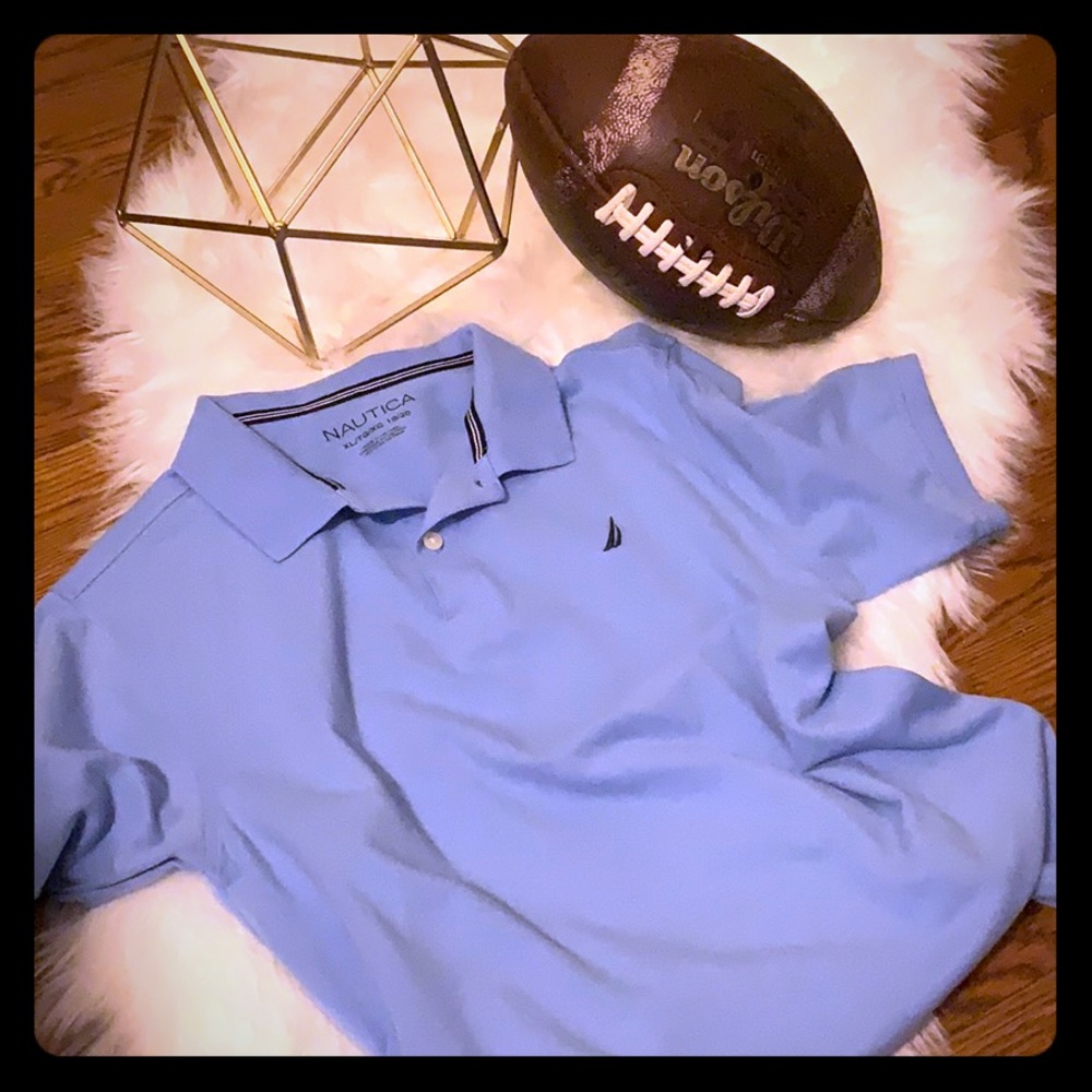 Boys Nautica Solid Short Sleeve Polo Shirt